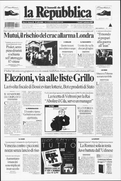 Il lunedì de La repubblica